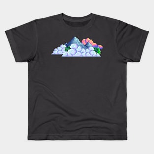 Pixel art landscape Kids T-Shirt